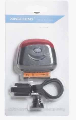 Luz Trasera Para Bicicleta 5 Led Xingcheng Con Soporte