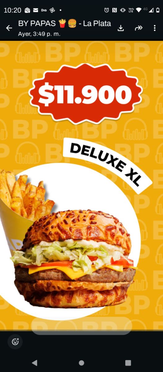 Burguer deluxe XL