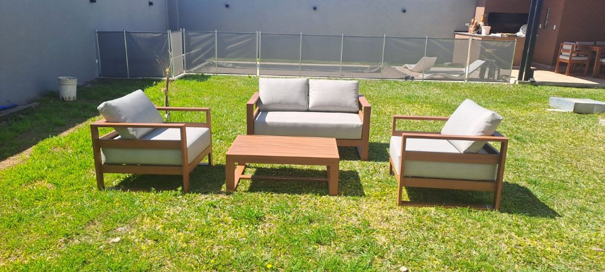 Muebles de aluminio, herrería, melamina interior e exterior