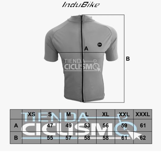 Vista 3 de REMERA Jersey de ciclismo manga corta INDUBIKE