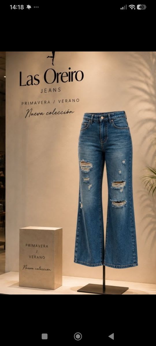 Jeans Oxford las oreiro