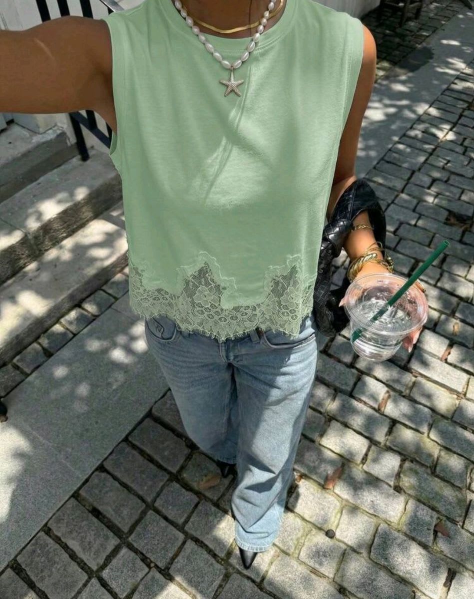 Remera encaje