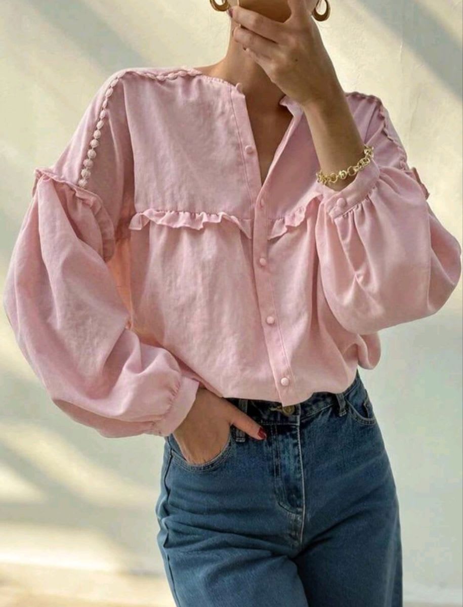 Camisa volado talle s