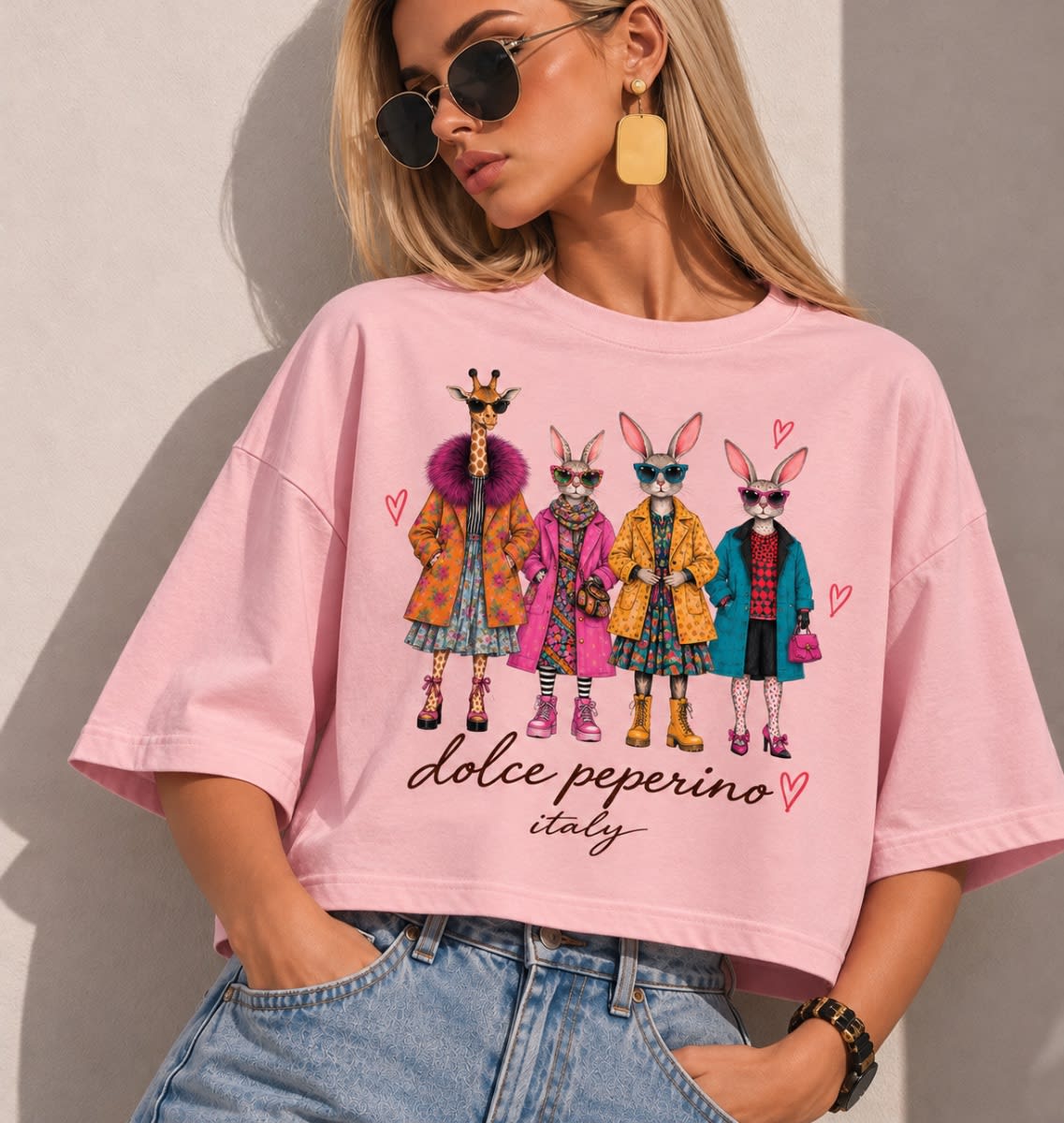 Remera crop Dolce 💖