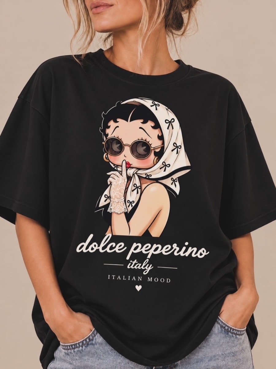 Remera algodón Betty 🖤