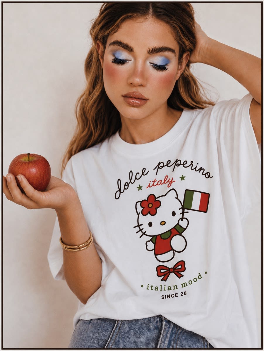 Remera algodón Kitty
