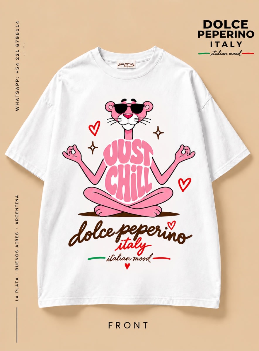 Remera algodón Just Chill 💖