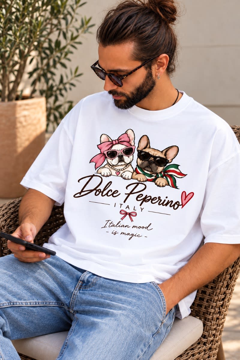 Remera algodón Bulldog 🤎