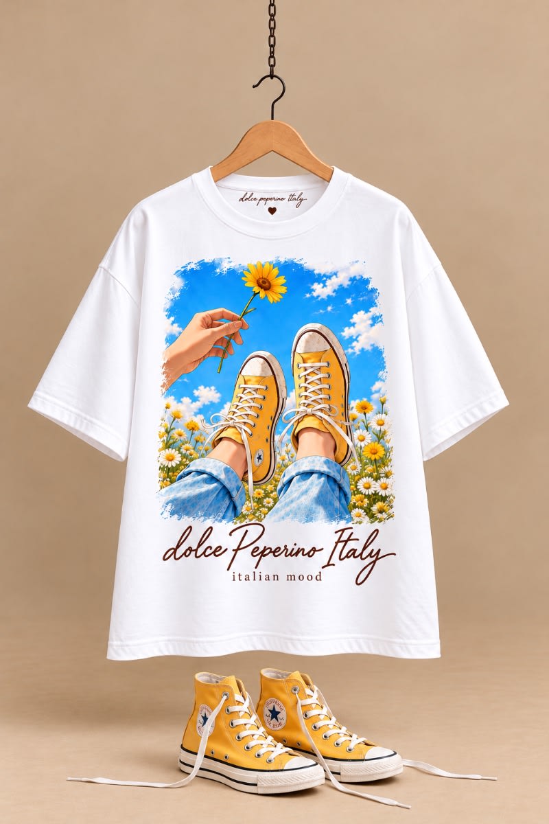 Remera algodón flores 💛💐