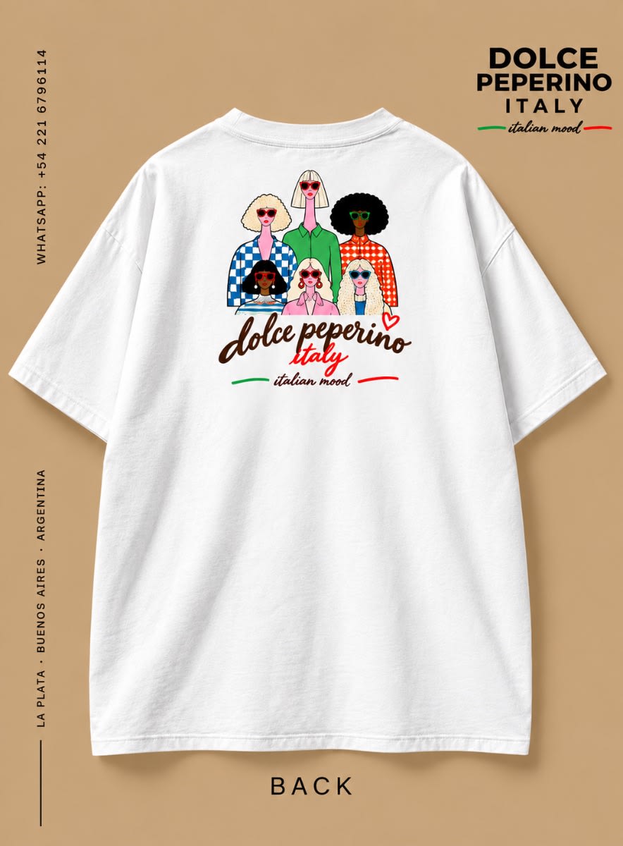 Vista 2 de Remera algodón mujeres Style 🎀