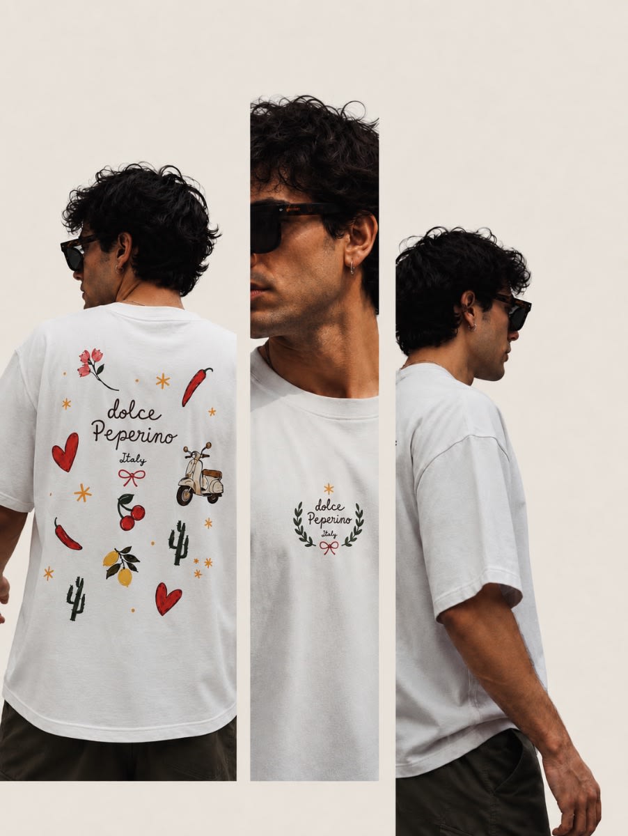 Remera algodón Italian mood 🇮🇹