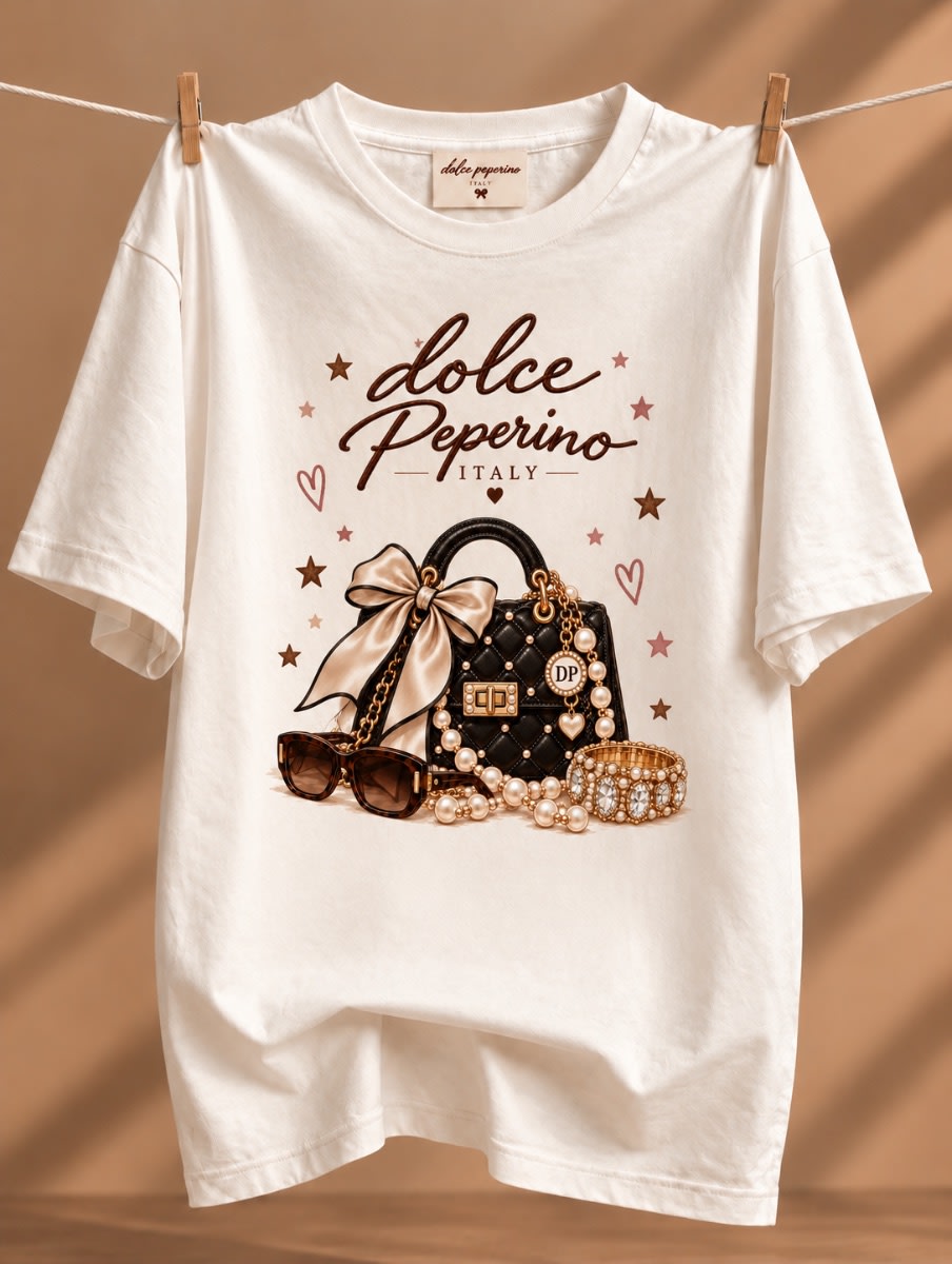 Remera Dolce Glam 🤎🎀