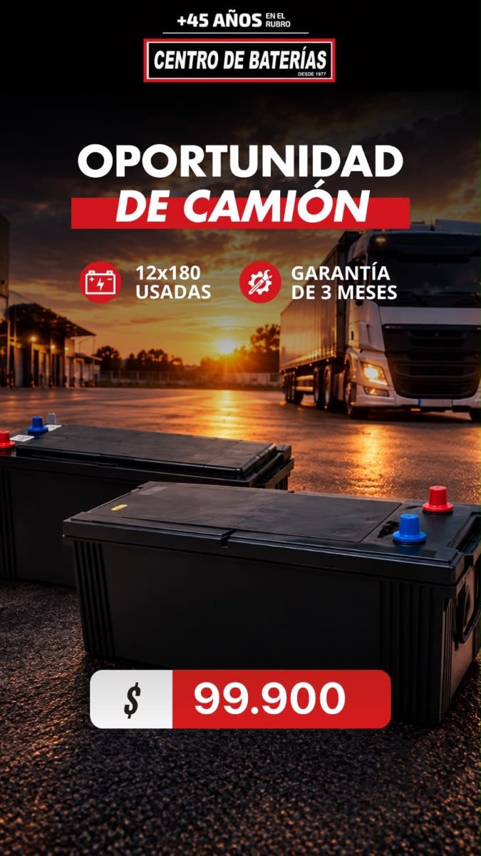 batería de camión 