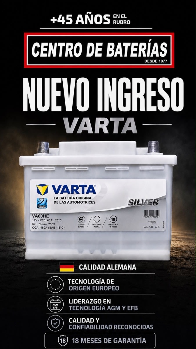 batería varta