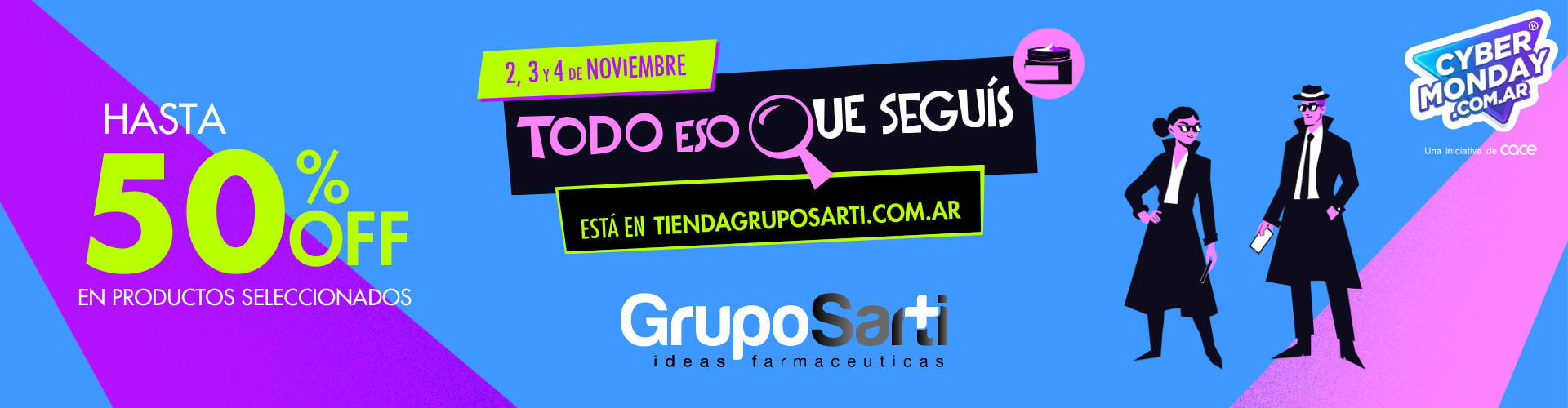 Grupo Sarti. Farmacia y dermocosmética. Visitá su tienda online.