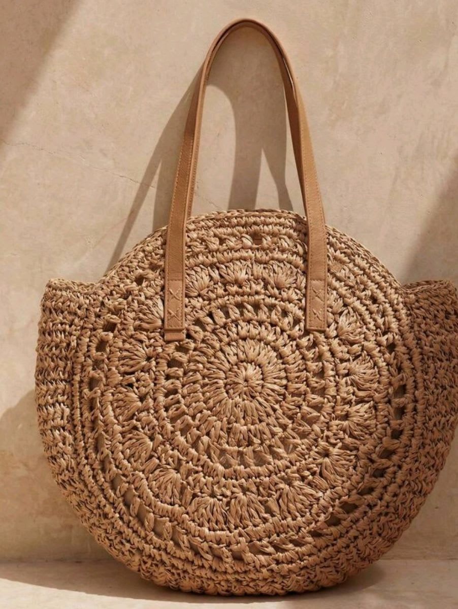Cartera yute redonda
