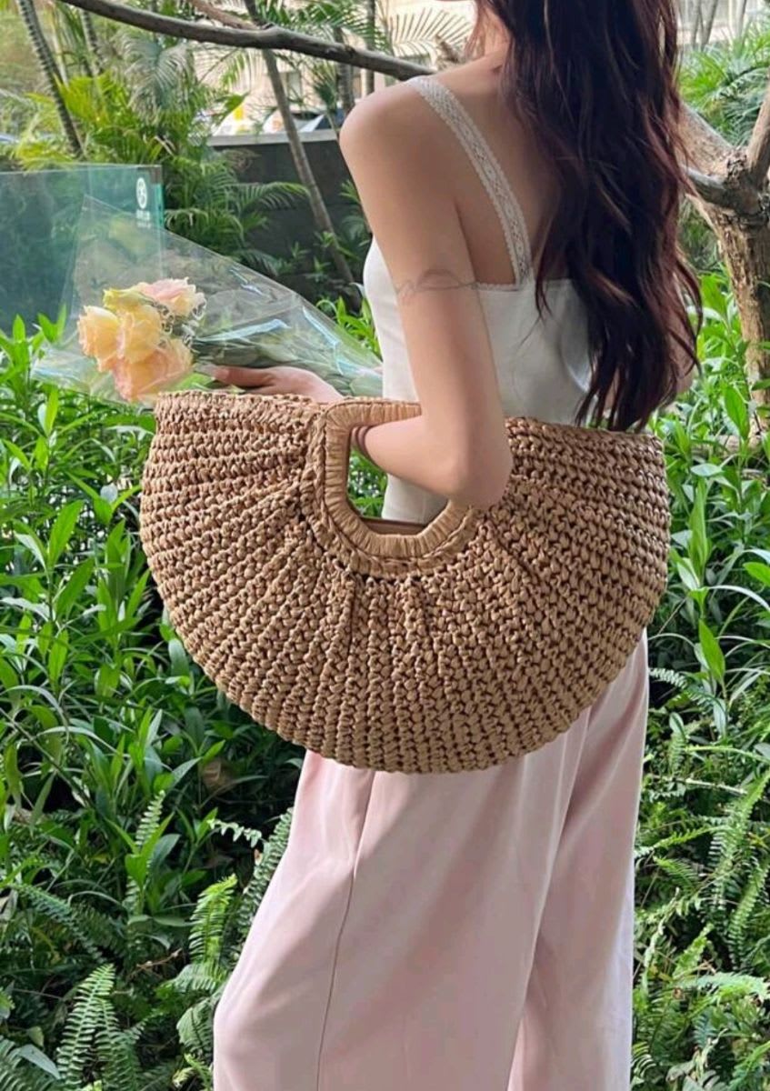 Vista 2 de Cartera yute oval