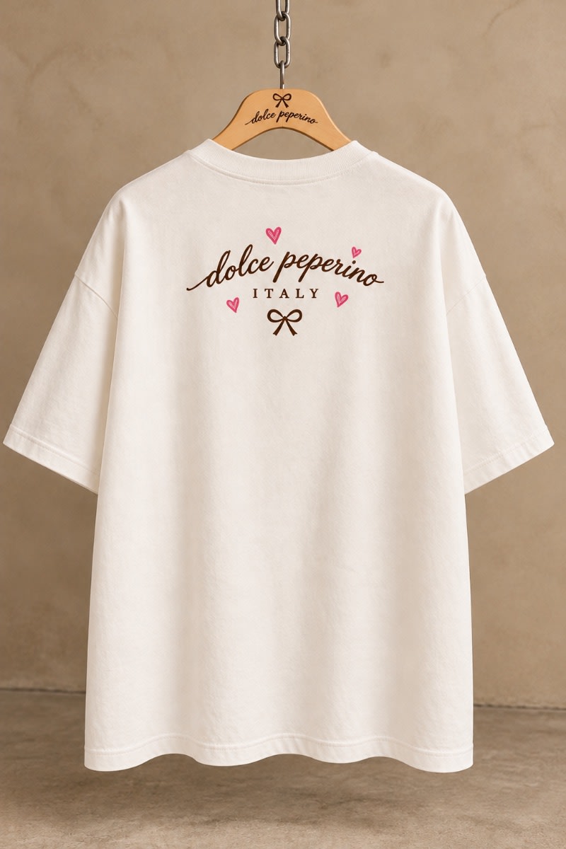 Vista 2 de Remera Romántica Dolce Peperino Italy 🎀