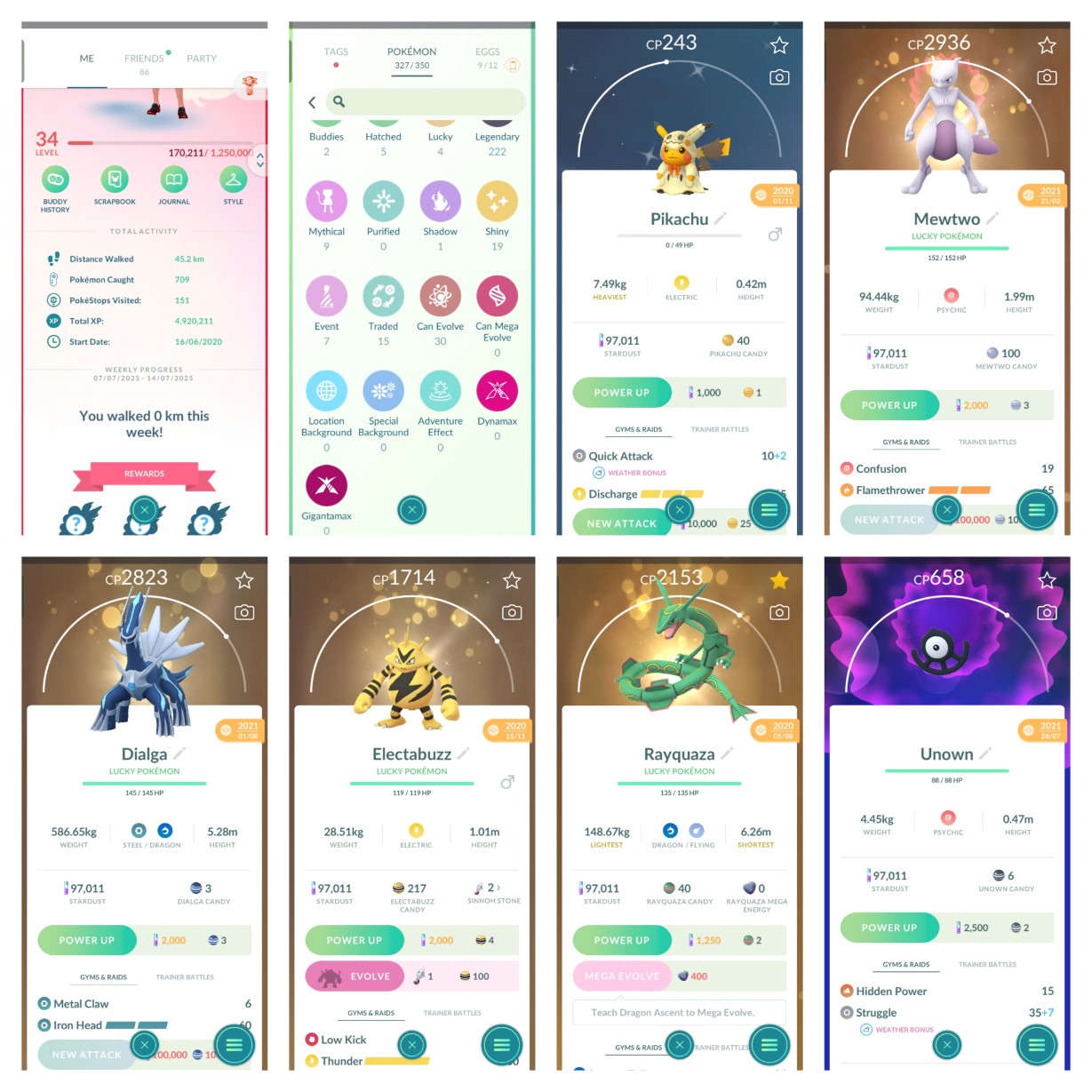 Pokemon Go Account – 34 LEVEL ACCOUNT SHINY GIRATINA SHINY ELECTABUZZ SHINY LEGENDARY HO-OH SHINY LEGENDARY HEATRAN SHINY LEGENDARY LUGIA SHINY LEGENDARY MEWTWO HUNDO GIBLE Pokemon Go Account – 34 LEVEL ACCOUNT SHINY GIRATINA SHINY ELECTABUZZ SHINY LEGENDARY HO-OH SHINY LEGENDARY HEATRAN SHINY LEGENDARY LUGIA SHINY LEGENDARY MEWTWO HUNDO GIBLE