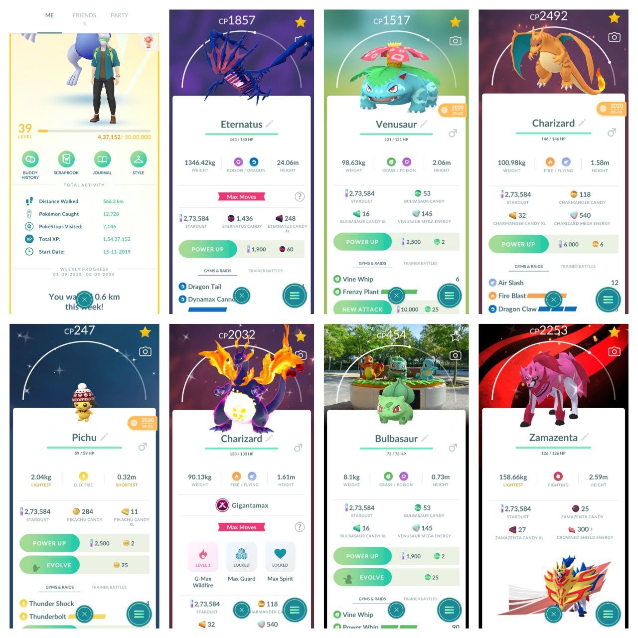 Pokemon Go Account – COLLECTORS LOVE 6 TRADABLE ARMORED MEWTWO CLONE CHARIZARD AND VENUSAUR LEVEL 39 ACCOUNT 133 LEGENDARY 112 SHINIES SHIMMY BEANIE HAT PICHU ARE HUNDO KYOGR Pokemon Go Account – COLLECTORS LOVE 6 TRADABLE ARMORED MEWTWO CLONE CHARIZARD AND VENUSAUR LEVEL 39 ACCOUNT 133 LEGENDARY 112 SHINIES SHIMMY BEANIE HAT PICHU ARE HUNDO KYOGR
