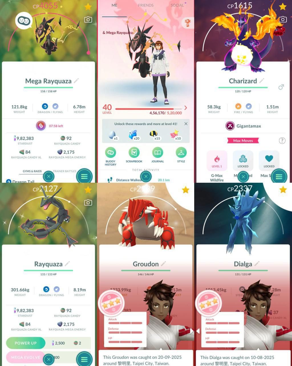 Pokemon Go Account – Level 40 Shiny Gmax Charizard Hundo Groudon & Dialga Shiny Mega Rayquaza 99 Raid Passes PTC Login Pokemon Go Account – Level 40 Shiny Gmax Charizard Hundo Groudon & Dialga Shiny Mega Rayquaza 99 Raid Passes PTC Login