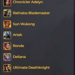 TOP START Yumeko Lilitu Narma Hephraak Maneater Armstrong Ninja+11 legs+50 epics 70k energy/5k gems First Owner