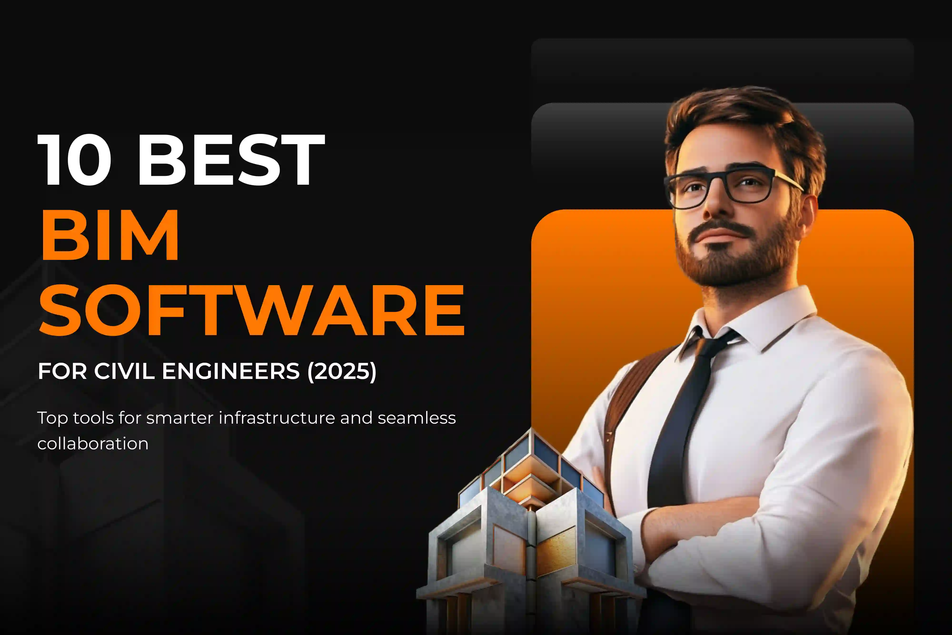 3D building model created using BIM software