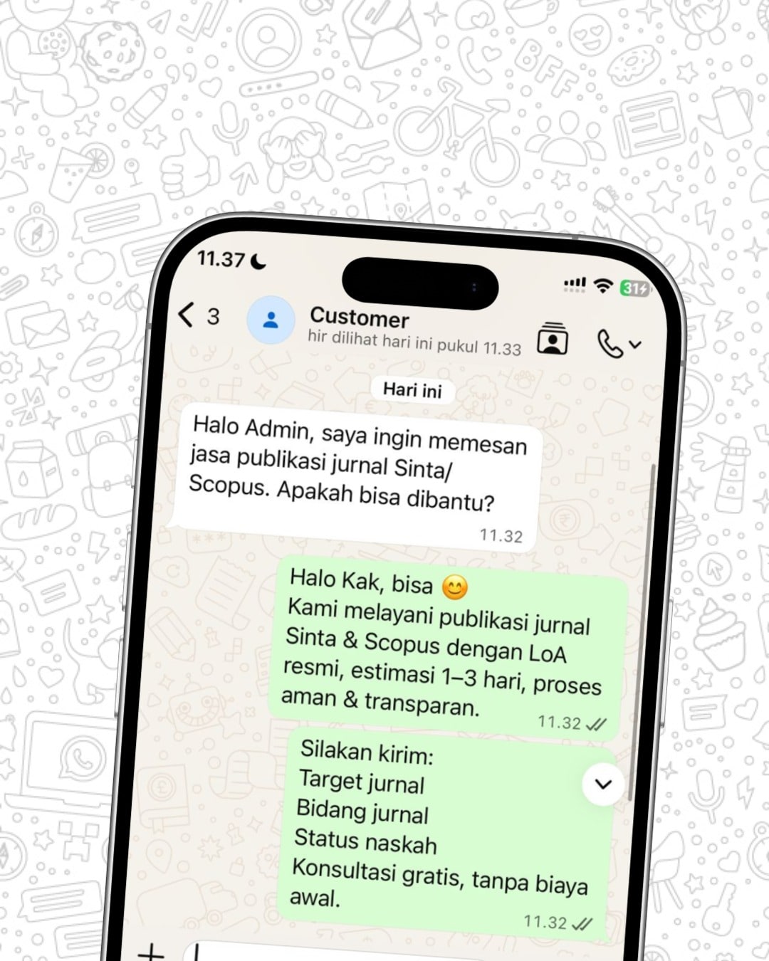 WhatsApp Customer Chat