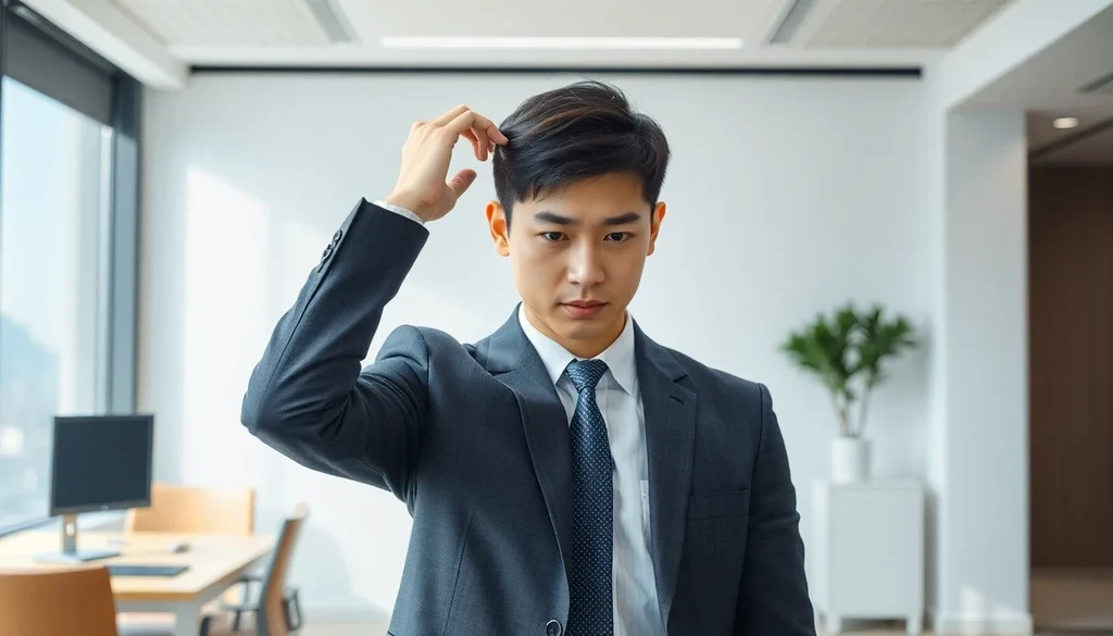 생활 습관 개선으로 탈모 예방하기 이미지