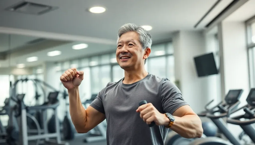 40대 체력 유지를 위한 운동 전략 이미지