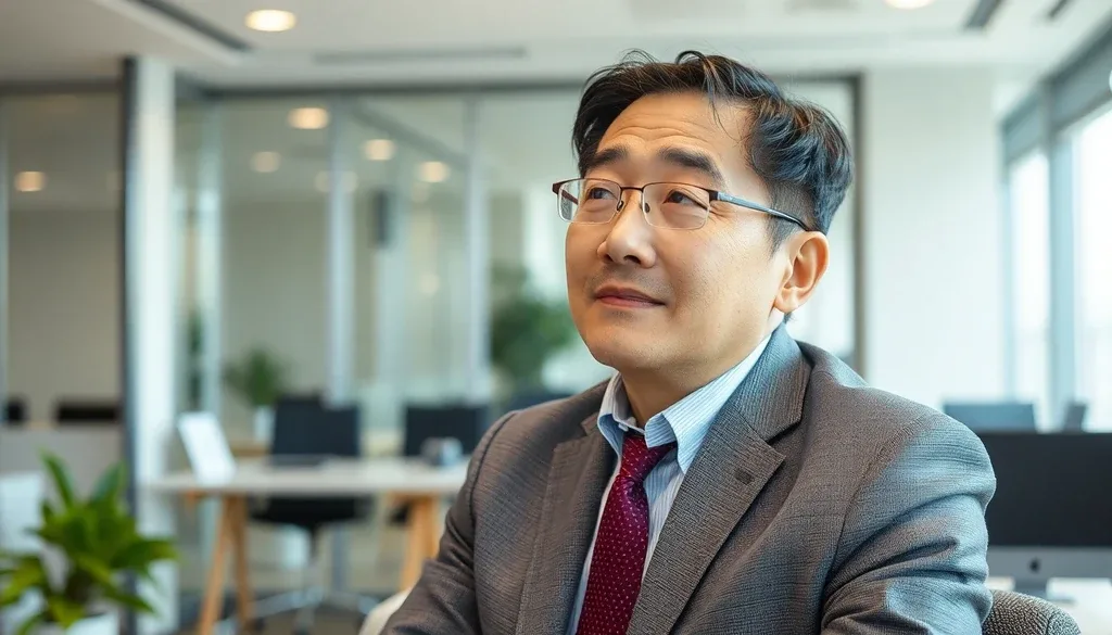 40대 남성 갱년기의 신체적 변화 이미지