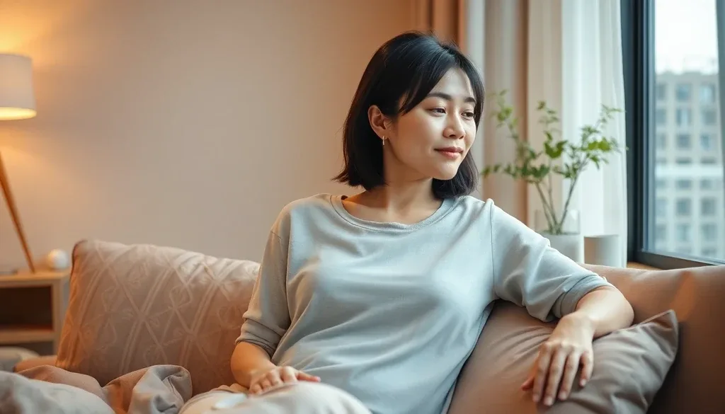 갱년기 불면증의 원인 이미지