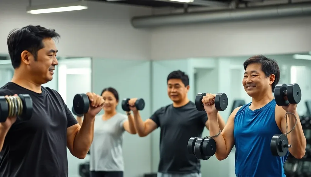 효과적인 근력 운동 루틴 이미지