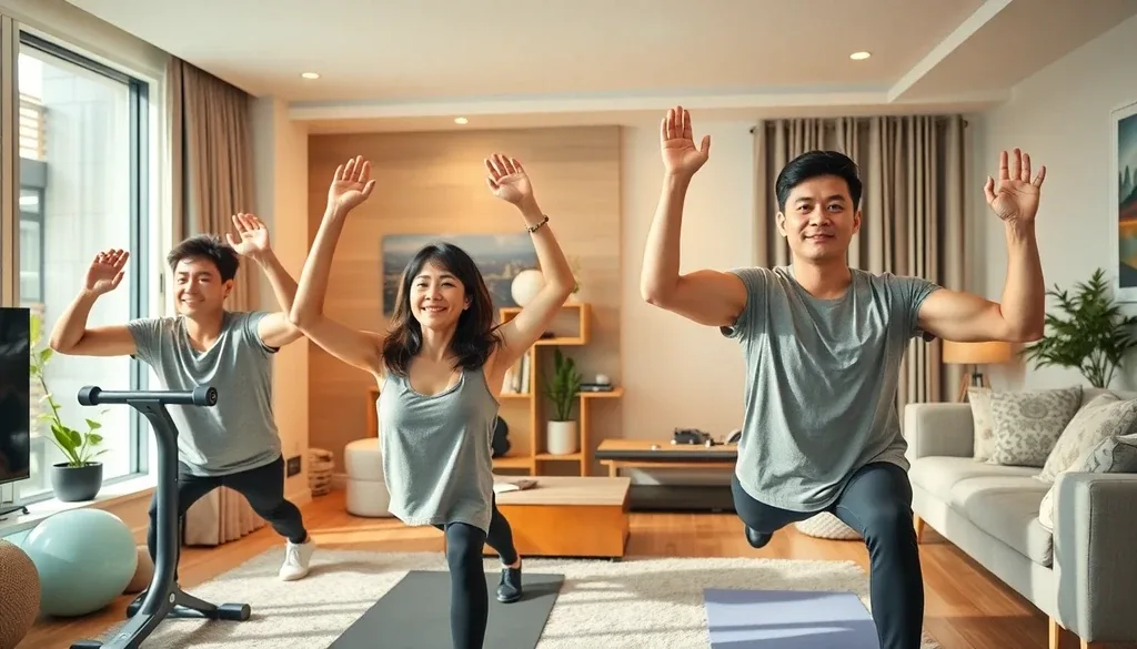 홈트레이닝의 필요성과 이점 이미지