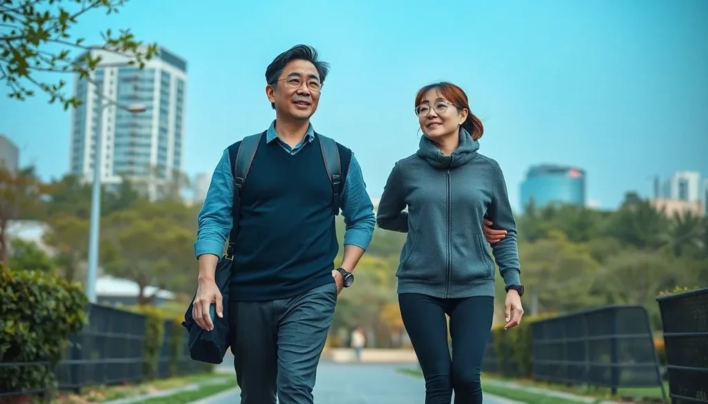 걷기 운동의 이점 이미지