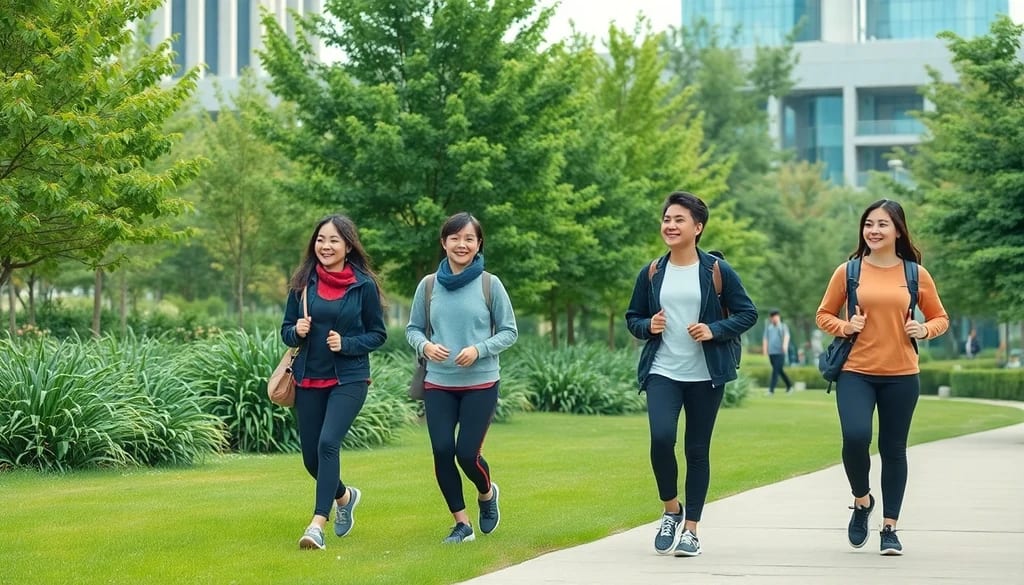 무릎 통증 없이 걷기 이미지