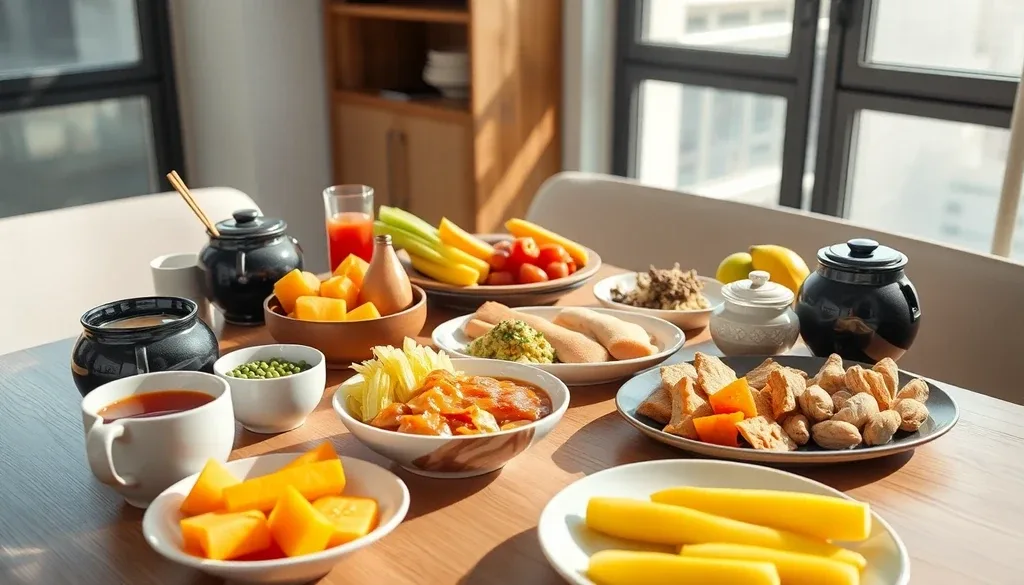 점심과 저녁 식단의 중요성 이미지