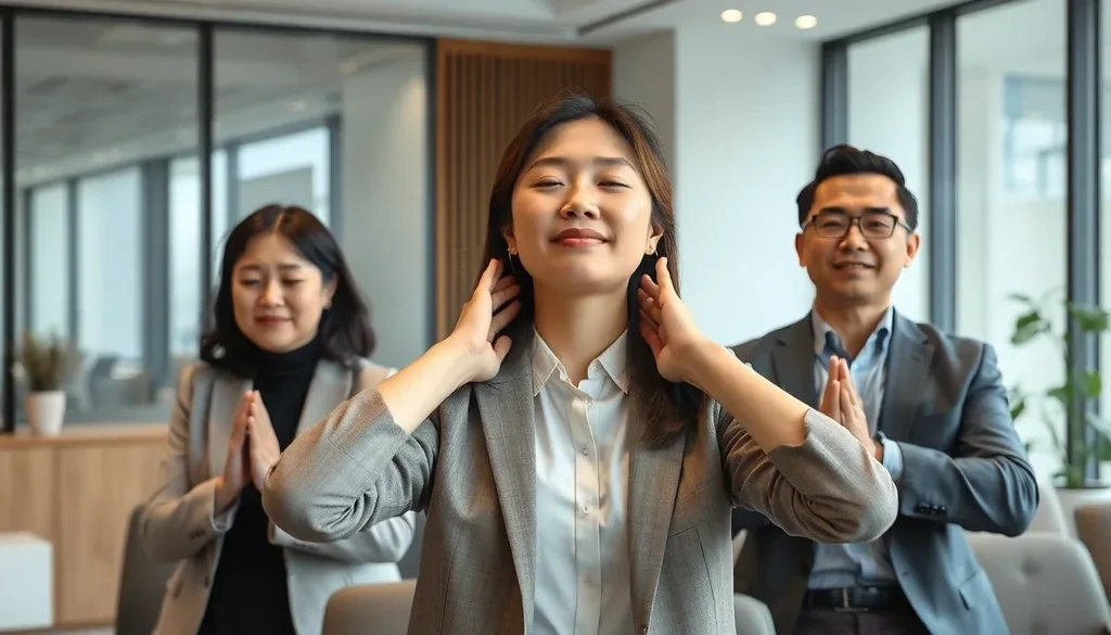 직장에서의 스트레스 관리법 이미지