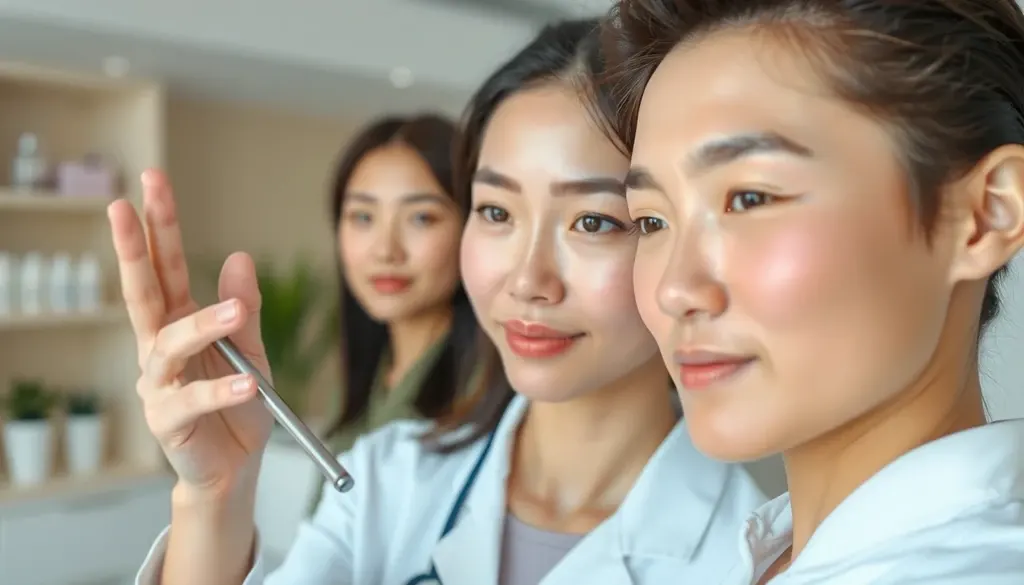 최신 레이저 치료법 이미지