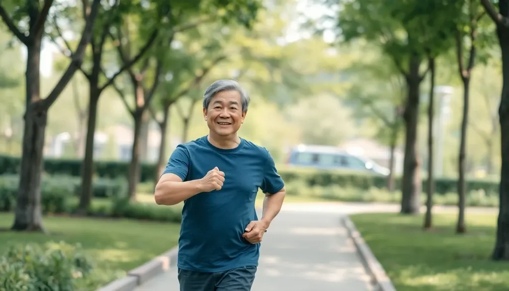 50대 걷기 운동의 주요 효과 이미지