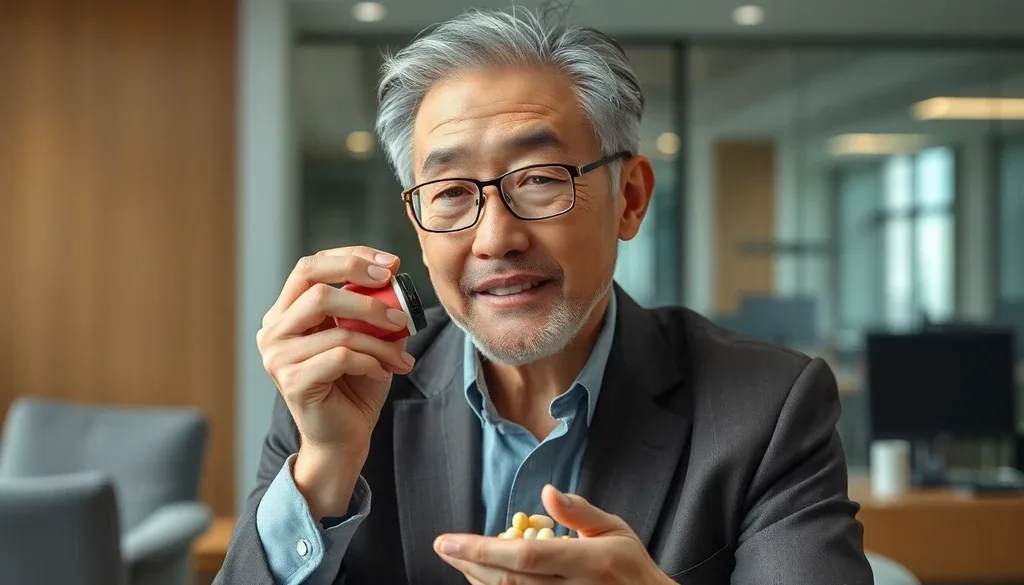 50대 남성에게 필요한 주요 영양 성분과 효과 이미지