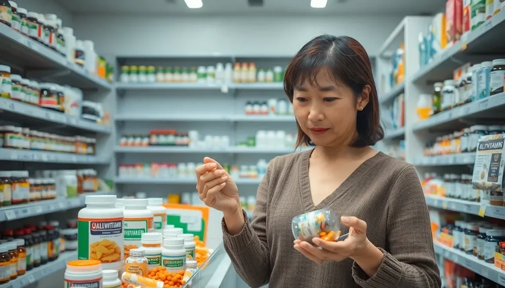 50대 여성 맞춤형 종합 비타민 선택 시 고려할 점 이미지