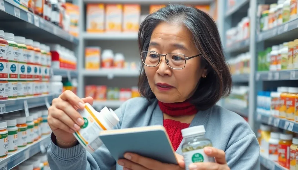 60대 혈액순환 문제와 영양제 필요성 이미지