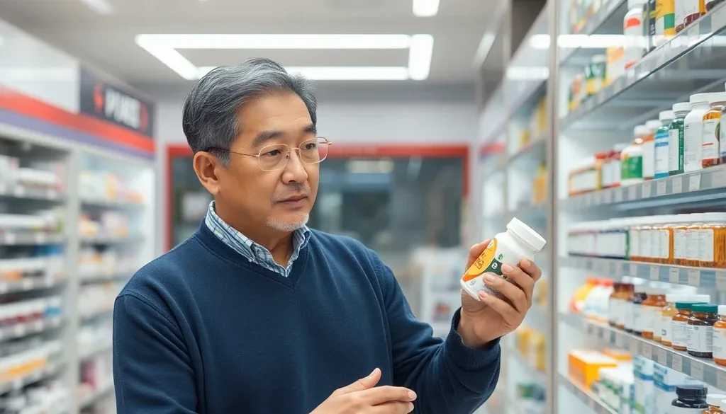 60대 남성에게 추천하는 주요 보충제 성분 이미지