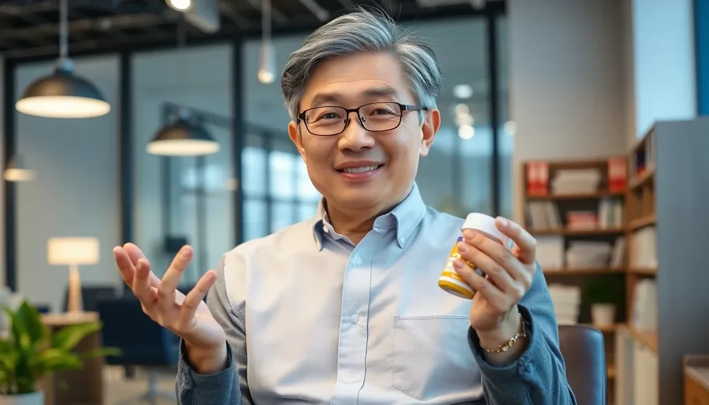 60대 남성 단백질 보충제 선택 시 고려사항 이미지