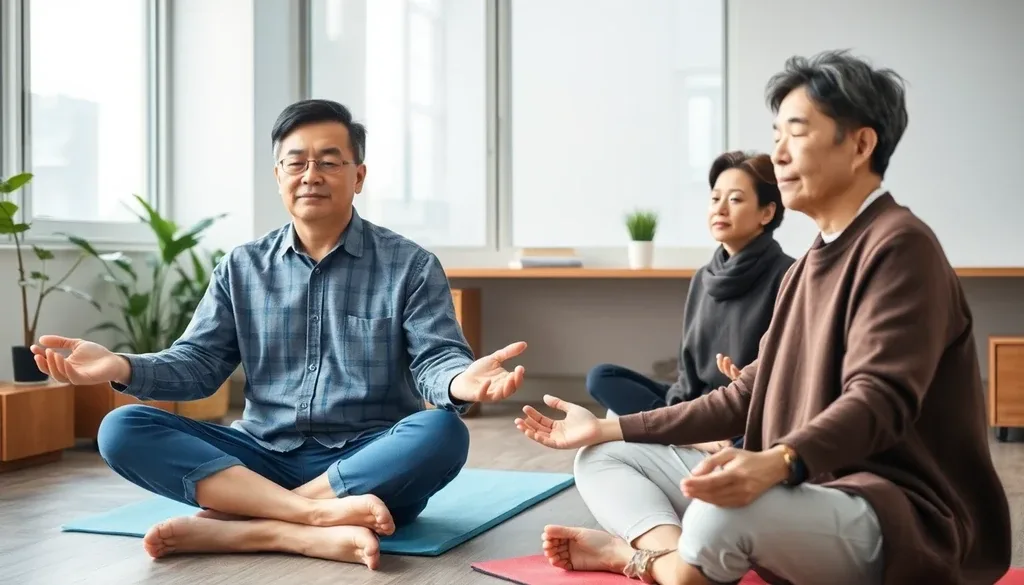 60대 명상의 중요성 이해하기 이미지