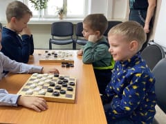 Открытый турнир по шашкам среди дошкольников