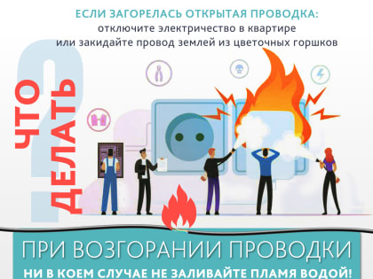 Возгорание электропроводки