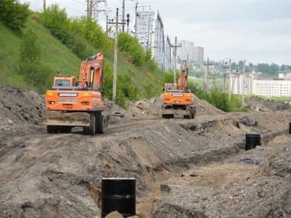 «Погода вносит свои коррективы»: мэр Красноярска проинспектировал строительство развязки на Пашенном