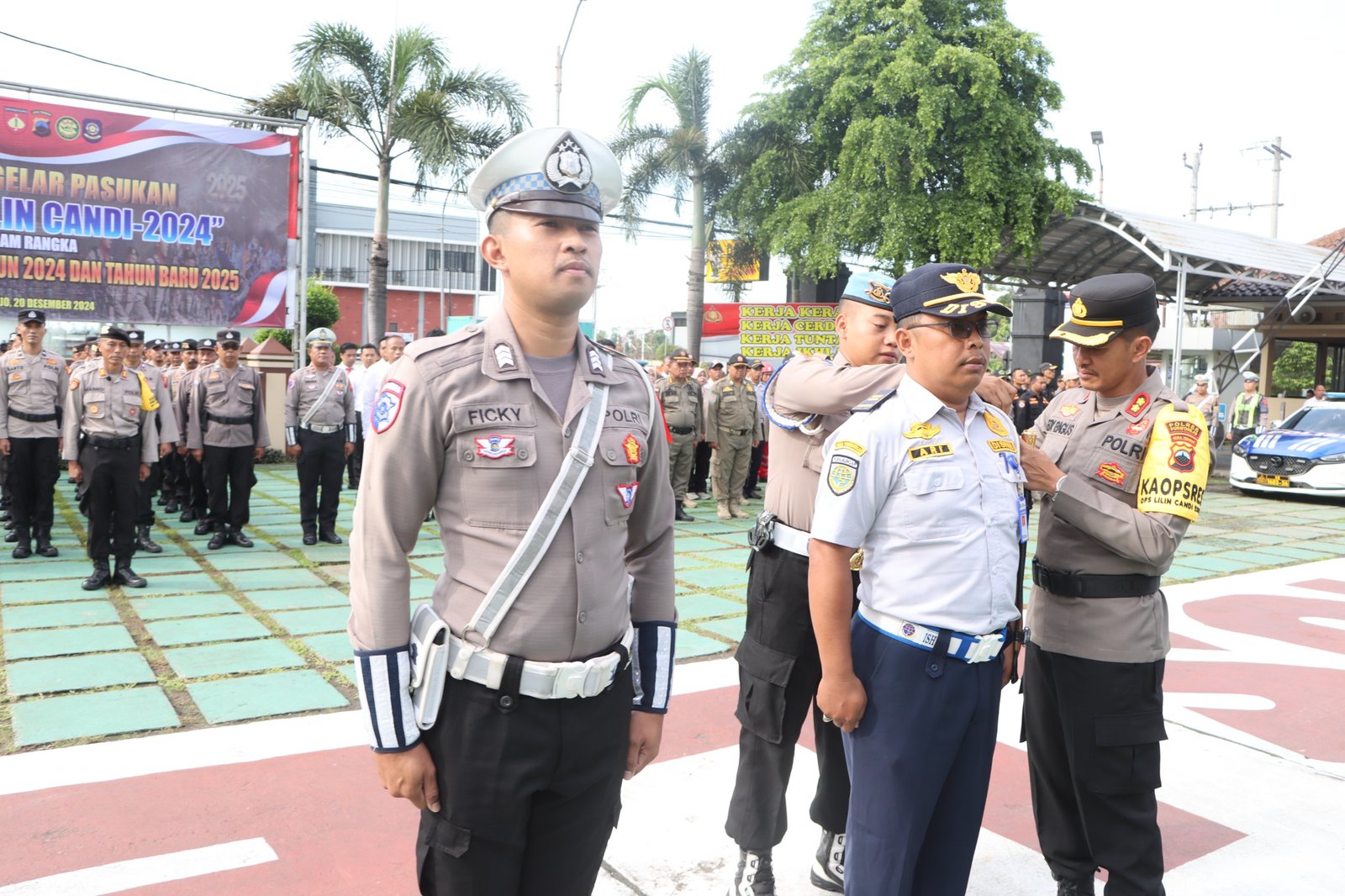 Libatkan 211 Personel, Polres Purworejo Gelar Upacara Gelar Pasukan Operasi "Lilin Candi" 2024